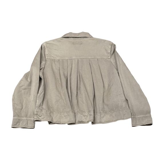 J.Crew Military Downtown Long Sleeve military Field Jacket Tan Women's Large - Picture 5 of 9